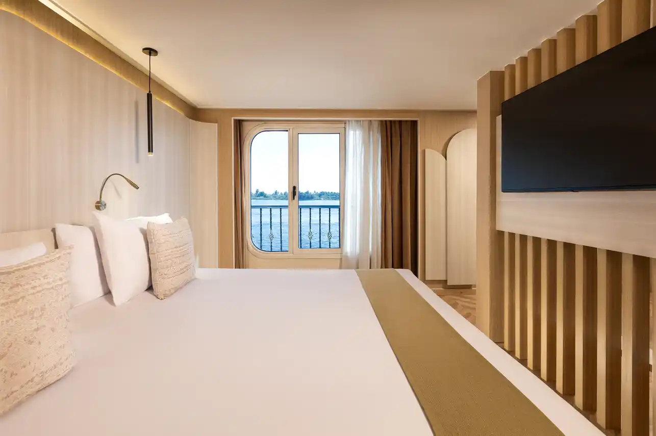 Cabin aboard the MS Alma Nile Cruise Nile cruise